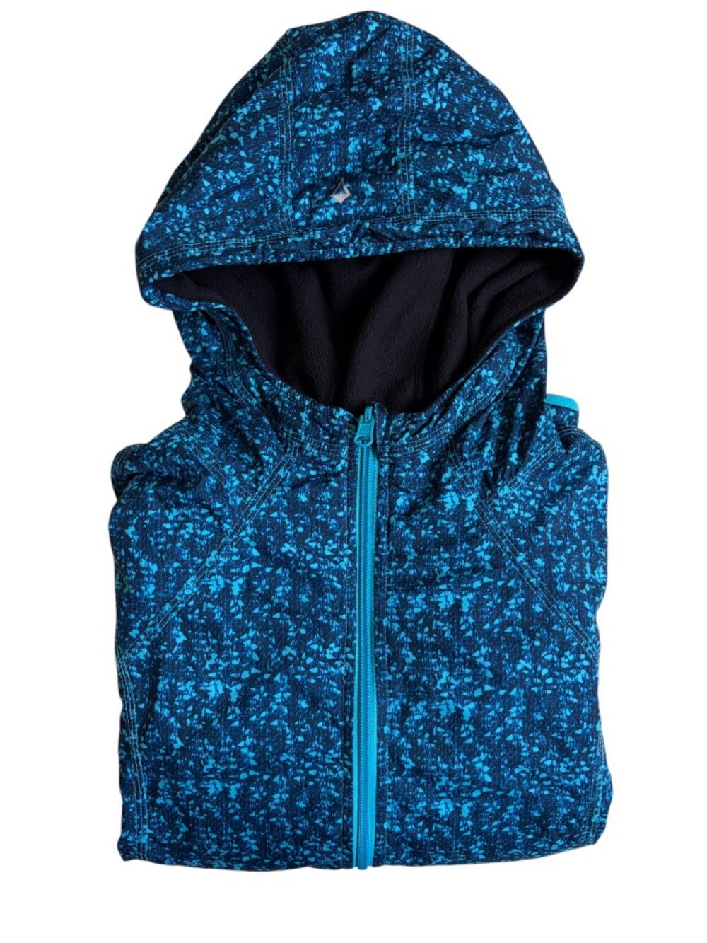 Ivivva by Lululemon Reversible Full Zip-Up Jacket (Black / Teal / Blue) - 14